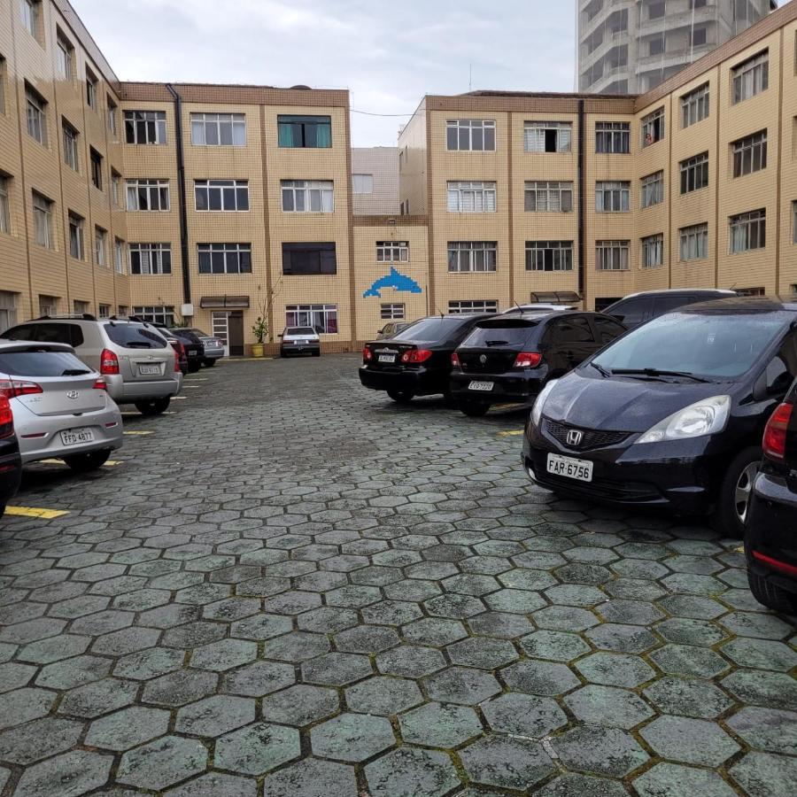 Kitnet Frente Pro Mar Em Vila Caicara, Portaria 24 Hs E Wifi Praia Grande  Ngoại thất bức ảnh